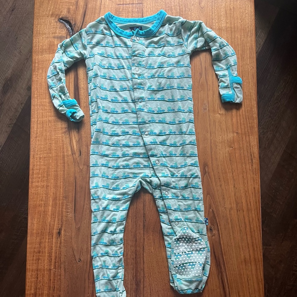 KicKee Pants 9-12 month footie pajamas